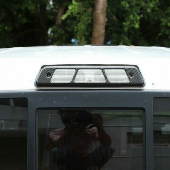 3RD Rear High Third Brake Tail Light Cover Trim For Ford F150 09-14 Carbon Fiber