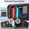 Organic EL Model Not Compatible with Switch Switch Case OIVO Switch Storage Case Carrying Case Full Large Easy To Can Store Everything Including Main