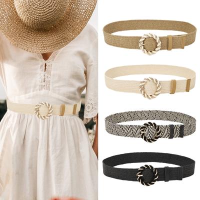 Geflochtener Taillengürtel Gewebter geflochtener Gürtel für Wickelkleid Nachtclub Schmaler Gürtel für Party Tanzen Strand