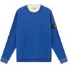 Logo Crew Neck Loose Fit Long Sleeve Sweatshirt Men Sweatshirt Bright-Blue K1S155100021S00D9-V0022