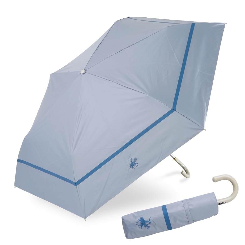 

Ogawa Складной Солнцезащитный и Дождезащитный Защита от УФ-лучей Легкий Жара Вода BHPC Синий Ручной 71189 (Огава) [2025] Женский зонт от солнца, Защита, 99,9% и Блокировка,