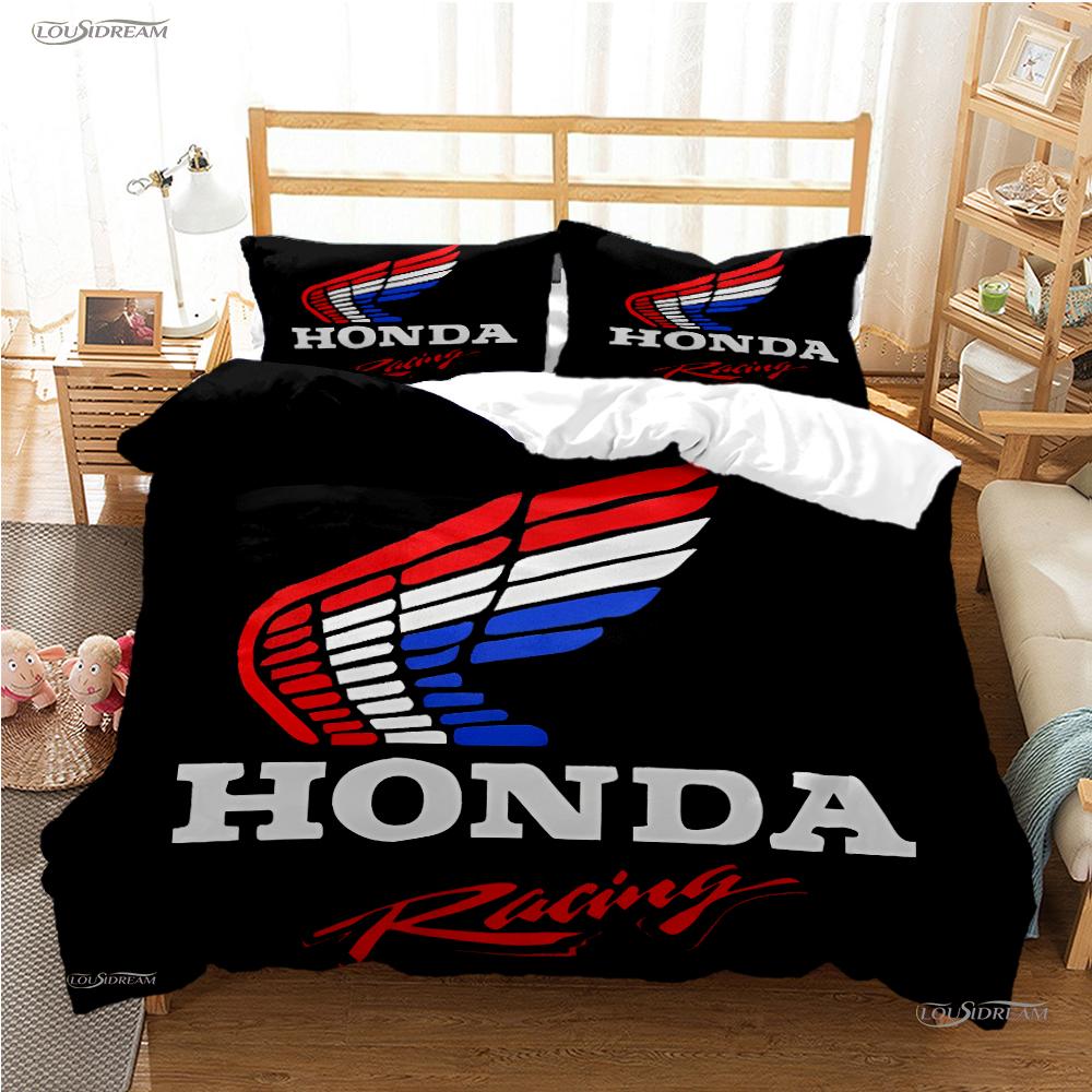 Modern Fashion Moto Enthusist Trend Duvet Cover Luxury Casal Bedding Set Soft Quilt Cover And Pillowcas Single/Double/Queen/King