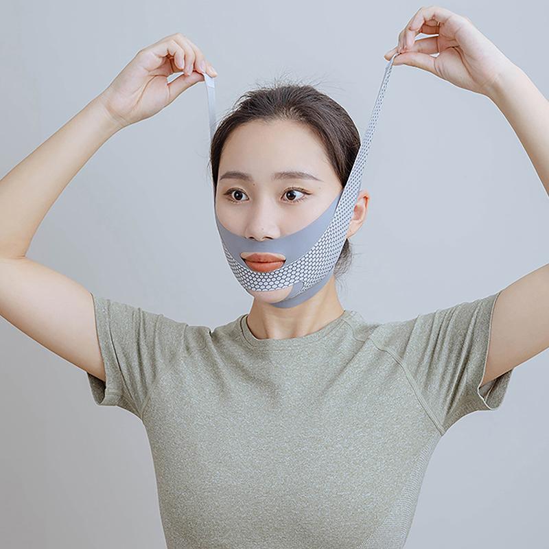 Face-Lift se spánkem Face V Shaper Obvaz na zeštíhlení obličeje Relaxační Shape Lift Masáž redukující dvojitou bradu Obličejová masáž