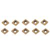 10pcs CNC Carbide Tips Inserts Blade Cutter Lathe Turning Tool With Box
