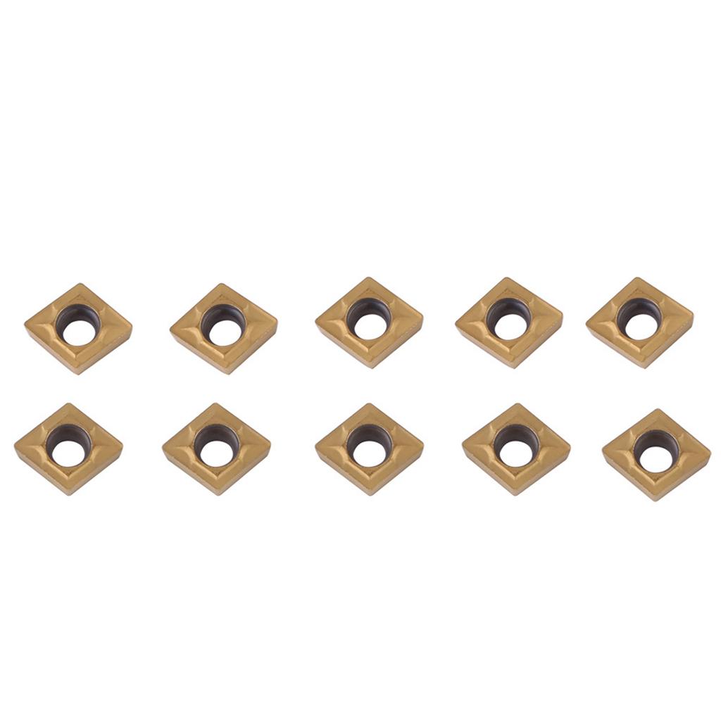 10pcs CNC Carbide Tips Inserts Blade Cutter Lathe Turning Tool With Box