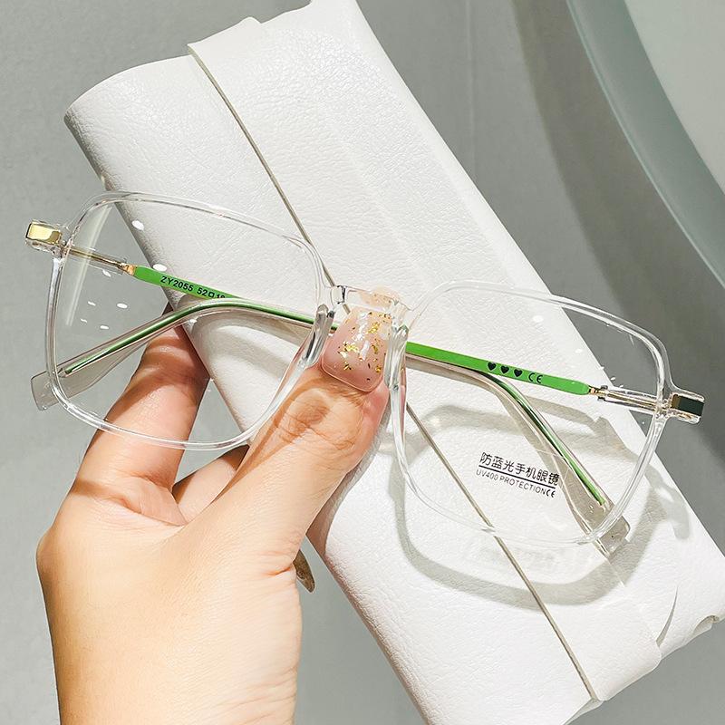 

Reading glasses for men and women elderly square frame anti-blue light ultra light glasses for elderly people +400