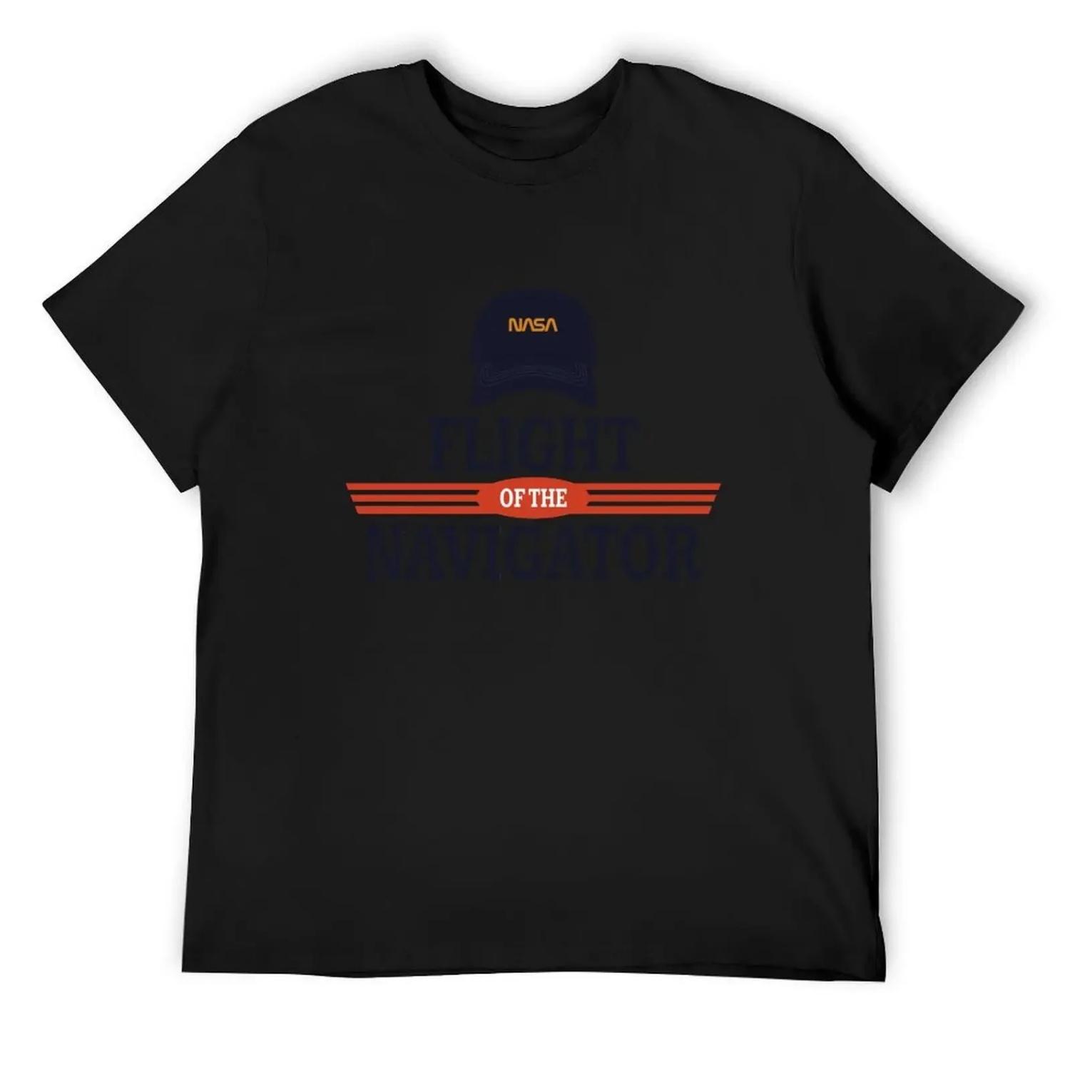 

Flight Of The Navigator T-Shirt funny gifts sublime Blouse Short sleeve tee mens clothes S чёрный