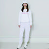 Ssideuneuwa Women The Loose-Fit Sweat Pants (White)
