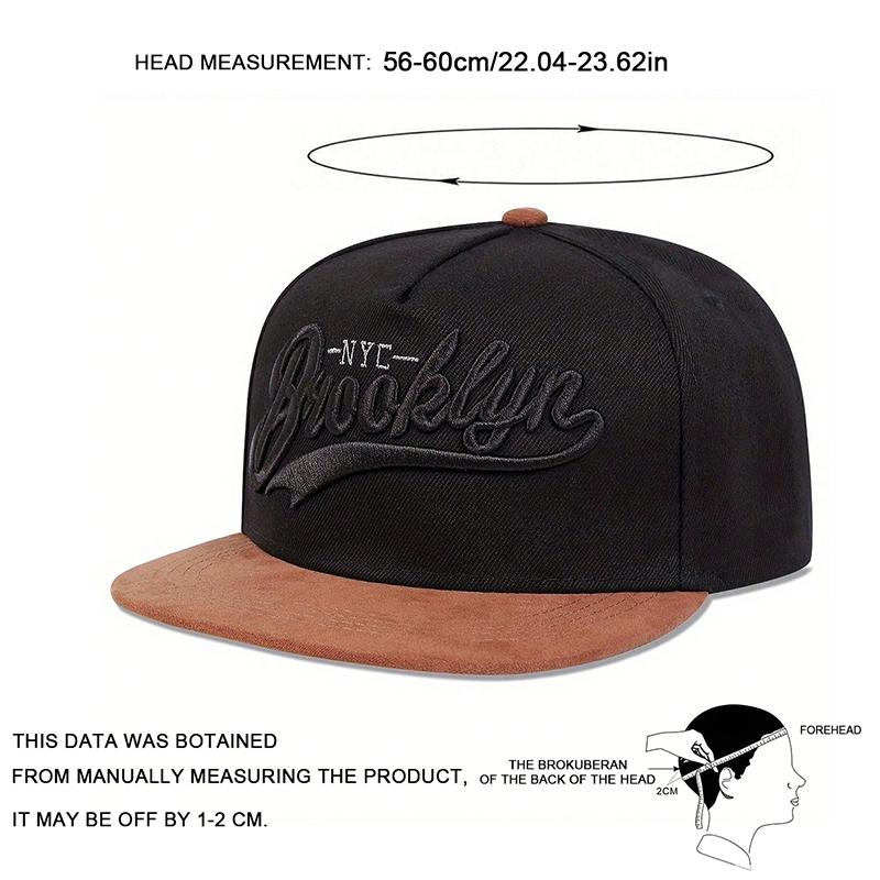 Unisex BROOKLYN Embroidery Hip-hop Hats Spring Autumn Outdoor Adjustable Casual Baseball Caps Sunscreen Hat