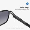 Metal Frame Polarized Sunglasses for Women Men Unisex Fashion Big Lens UV400 Anti Glare Glasses Outdoor Sports Driving Fishing Eyeglasses GZW
