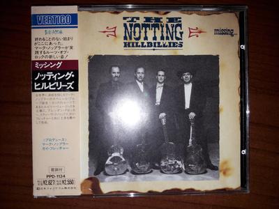 CD NOTTING HILLBILLIES  Missing... Presumed Having A Good T PPD1134 Vertigo 1990 Japan Rock Used