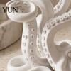 Creative Gift for Friends 3D Printed Octopus Toothbrush Holder, Space Saving Desk Organizer, Durable Unique Desktop Ornament PLA Material Stable Base