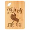 Cutting Board - PLANETEE - AESH I Can't - Bamboo - 30 X 20 X 1 Cm - Hanging Hole 24 Mm