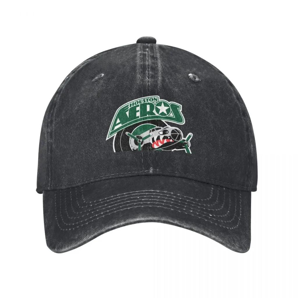Houston Aeros Classic TShirt Baseball Cap Christmas Hat Wild Ball Hat Hat Luxury Brand Party Hats For Women Unisexs