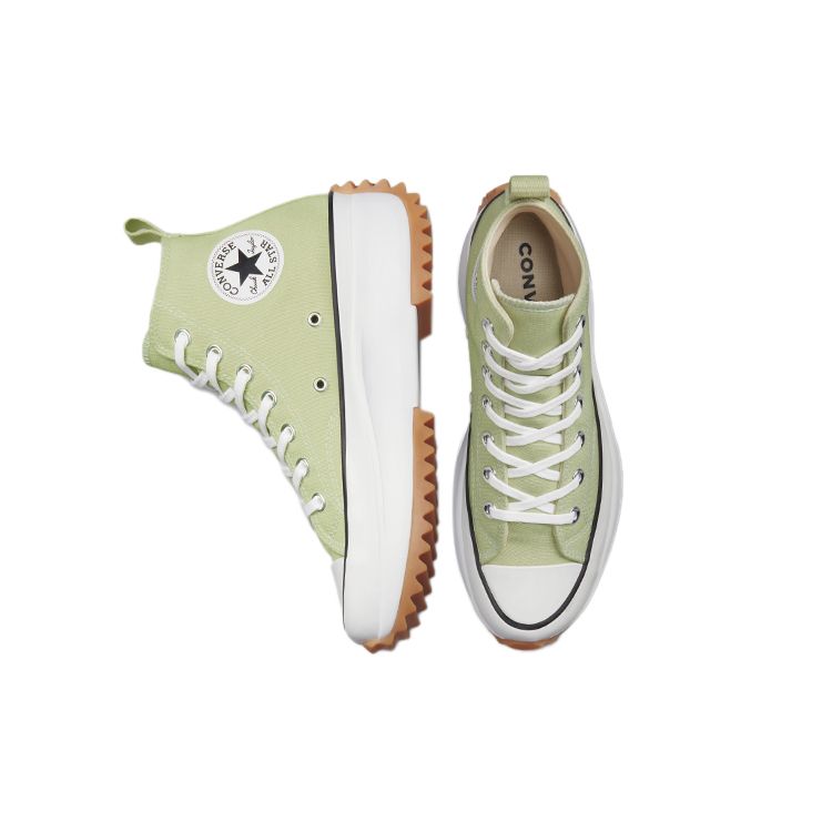 Converse Run Star Hike Platform High Sezónní barva - Olivová aura Unisex tenisky Zelená Černá Bílá A00552C
