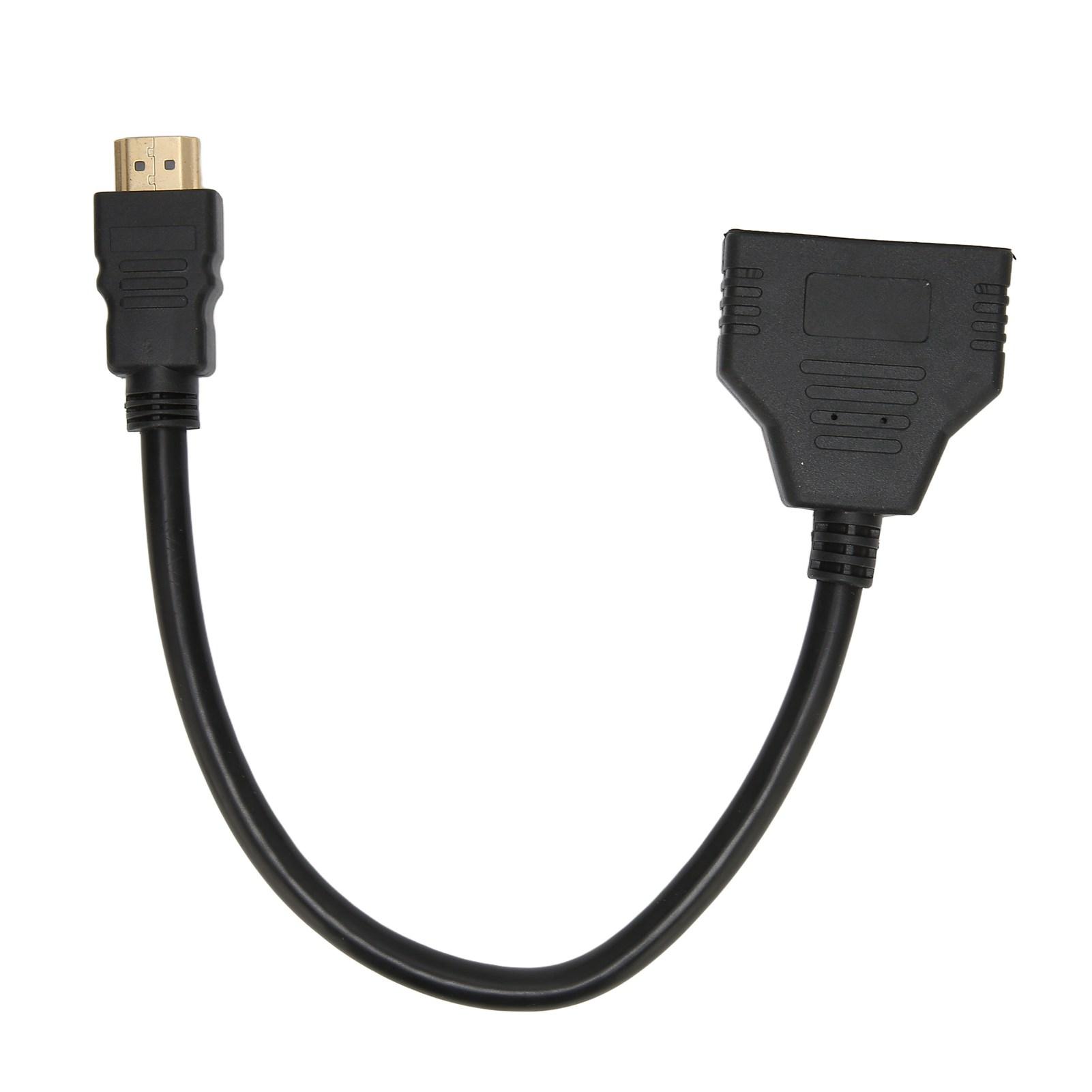 

Разветвитель HD Multimedia Interface 1 вход 2 выхода Папа на двойной Мама Адаптер HD Multimedia Interface