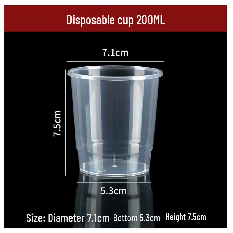 Disposable Transparent PP Plastic Cups