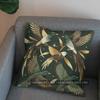 2D Golden Birds Pattern Decorative Throw Pillow Pattern Cushion Cover Suitable For Sofa Bedroom Car Pillow Cover