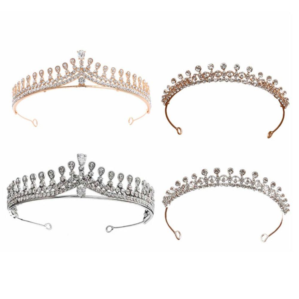 Hair Jewelry Crystal Bridal Crown Zircon Princess Tiara Diadem Wedding Hair Jewelry Girls