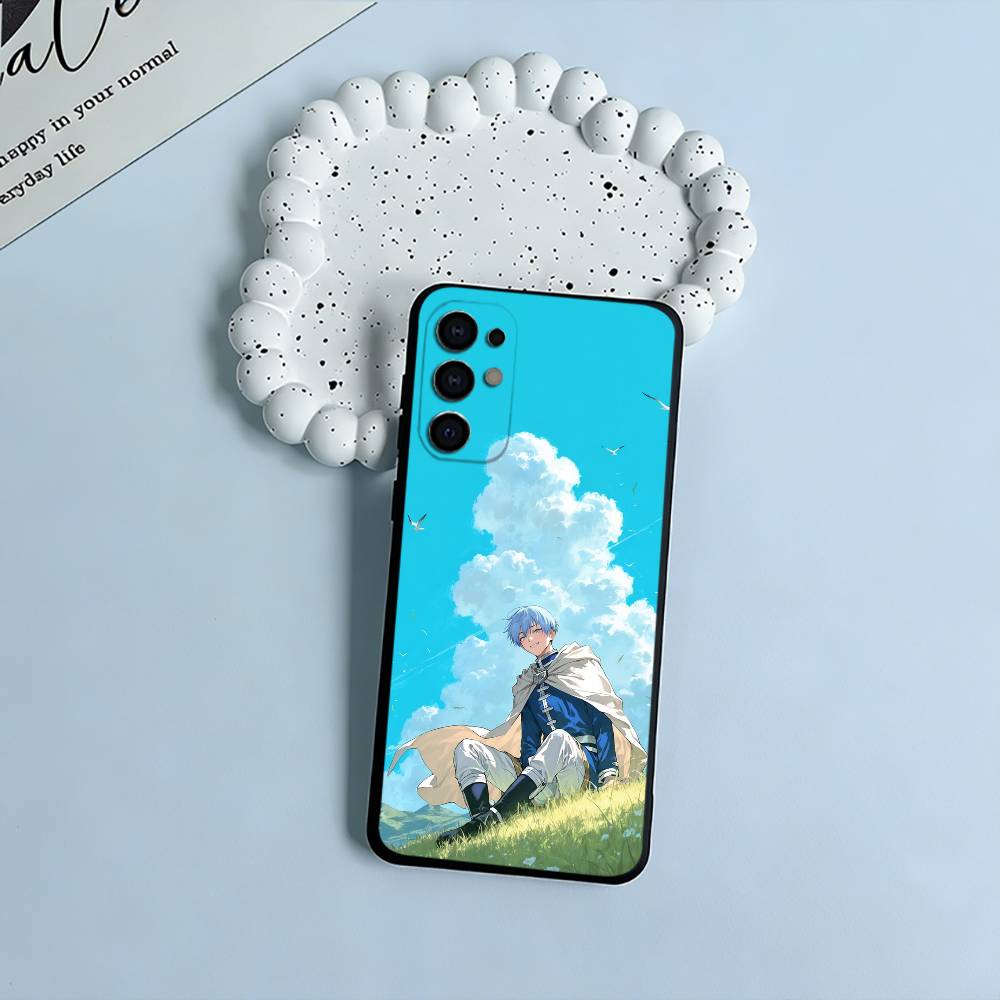 B-Beyond Journey F-Frieren And Fern Soft Silicone Case for Samsung S25, S24, S21, S22, S23, S30, Ultra, S20, Plus, Lite-Black