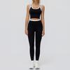 Completo da Yoga da Donna Transfrontaliero: Color Block Nude Feel, Vita Alta Costolata, Abbigliamento Sportivo Fitness Versatile