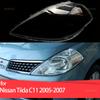 For Nissan Tiida Latio C11 2005 2006 2007 Headlight Cover Car Headlamp Lens Glass Replacement Front Lamp Shade Auto Shell