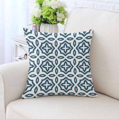 Simple Green Series Patterns Throw Pillow Cover With Short Plush Print Living Room Sofa Decoration Cushion Cover Pillow Covers