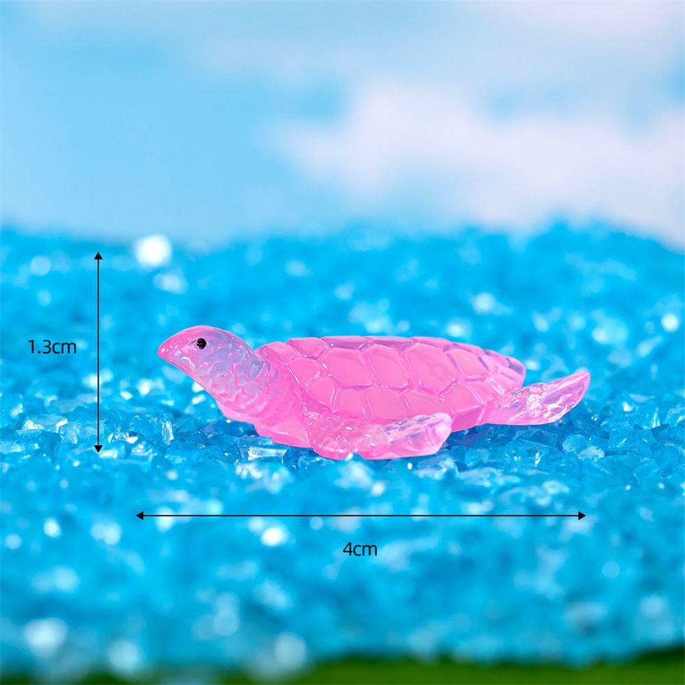 Turtle Decoration Handmade Resin Artwork Mini Home Decorations Highly Sought After Fish Tank Floral Moss Decoration Ornaments