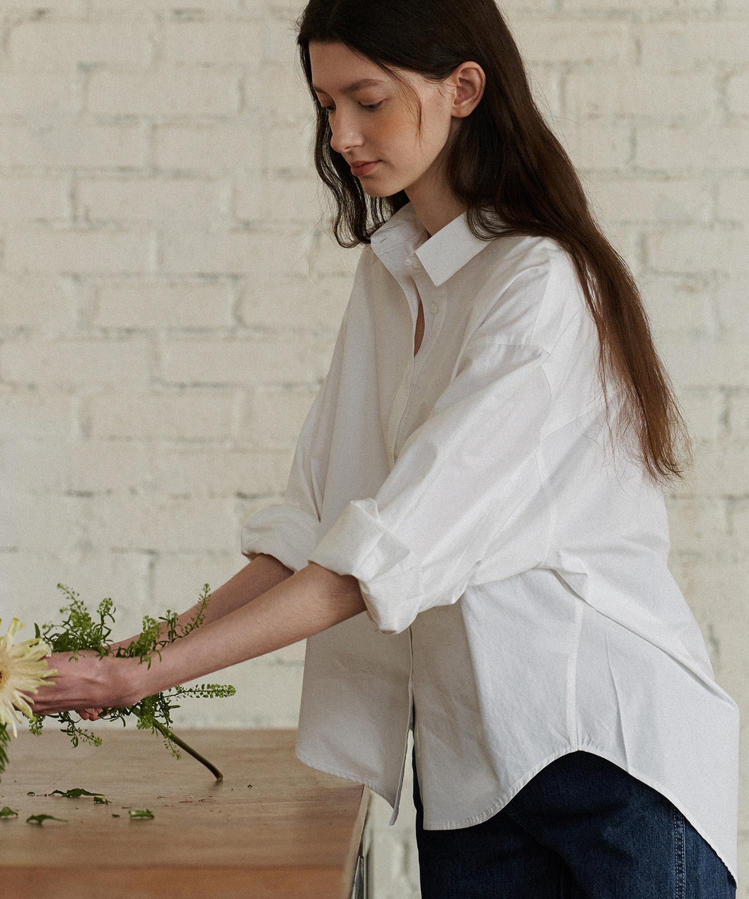 Annies Loose Overshirt (White) White
