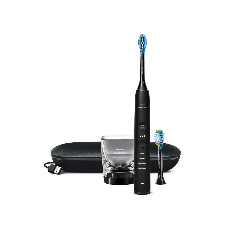 Philips DiamondClean 9000 Electric Toothbrush BrushSync Technology Black