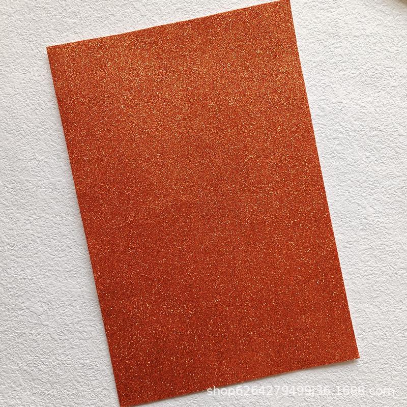 EVA Foam Glitter Gold Powder Paper for Handmade DIY Crafts, Sparkle Fan Accessories, and Base Material F334.