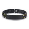 Custom Name Text Engraved Bracelet for Men, Stainless Steel Watch Strap Chain Bangle, Personalized Customized Medical ID Jewelry