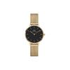 Girls Watch Quartz Movement 28mm Black Dial Women's Watch Simple Temperament Fashionable European and American Watch DW00100349