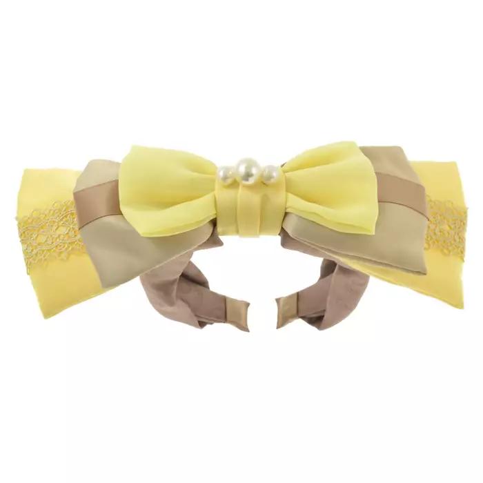 Disney Bell Headband Big Ribbon COSTUME GOODS Japan NEW Disney Store