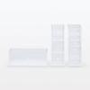 MUJI Acrylic Small Item Storage 6 Tiers Width 8.7cm Depth 17cm Height 25.2cm