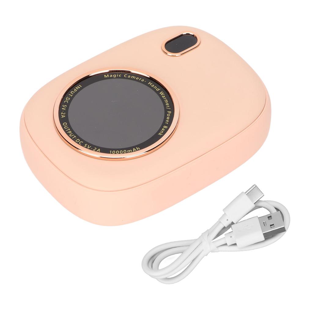 Electric Hand Warmer Rechargeable 10000mAh Power Bank with LED Display for Camping Winter Snowing