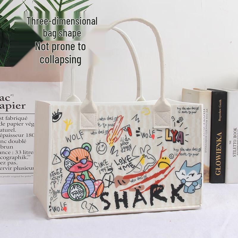 Fourty Thousand Miles Felt Tote Bag