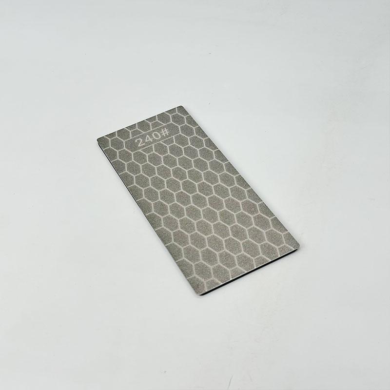 2 Pcs Professional Diamond Whetstone Ultra-thin Honeycomb Surface Fast Sharpening for Kitchen/Hunting Knives