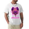 Kawaii Japanese Vaporwave Hyena GAHAHA Furry Wildlife Safari T Shirt Harajuku Short Sleeve T-shirt Cotton Graphics Tshirt Tops