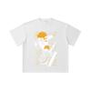 260 GSM Double Yarn 32 Count 100% Cotton Bleach V2 Ichigo Print Unisex Heavy Cotton T Shirt