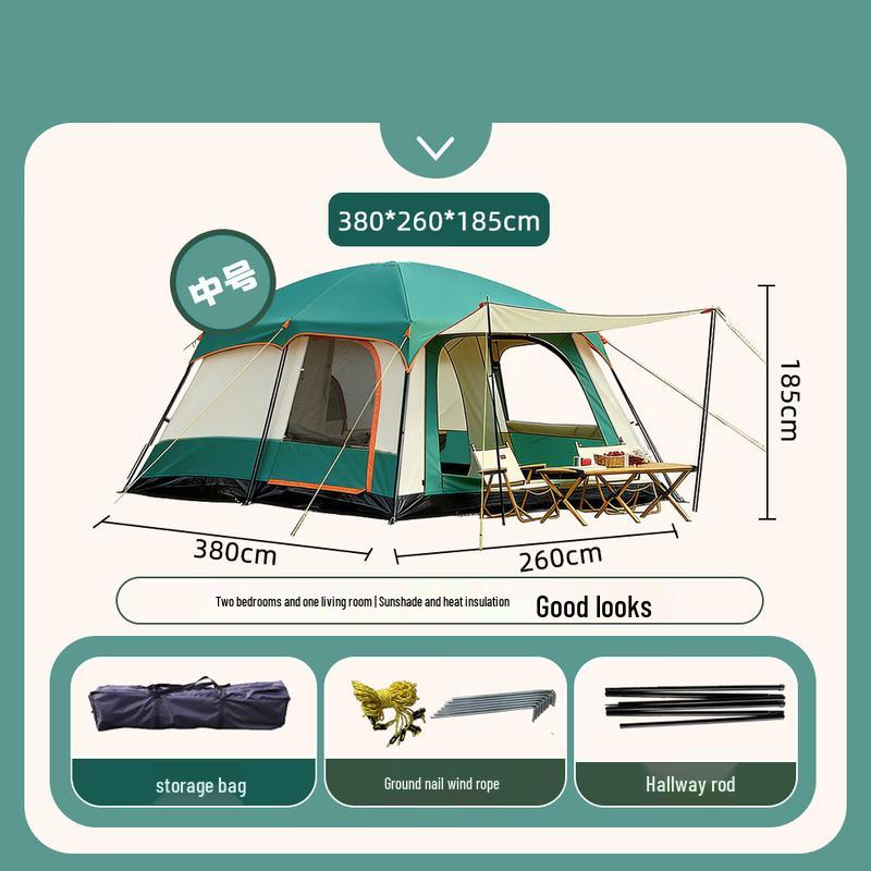 Yuzhan Outdoor Camping Tent with Sunshade Canopy