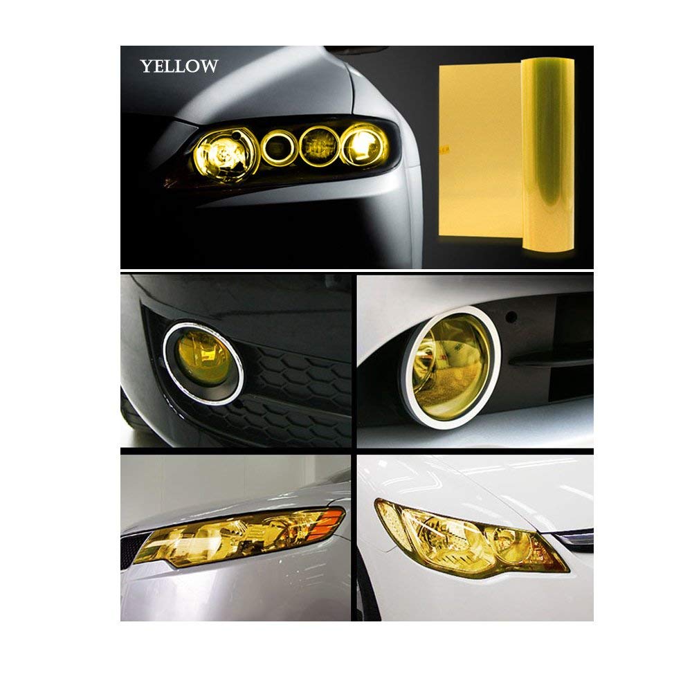 Cluoling Světlomet Světlomet a Ochranné Zlaté Oční linky Zadní světlo Auto Balicí Fólie pro a Mlhová světla Fólie, Fólie, 30x120cm, Fólie, Fólie, Auta,