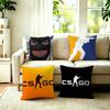 Hot Shooting Game CSGO Pillow Case Square DoubleSided Sofa Cushion Cover Bedroom Bedside Pillow