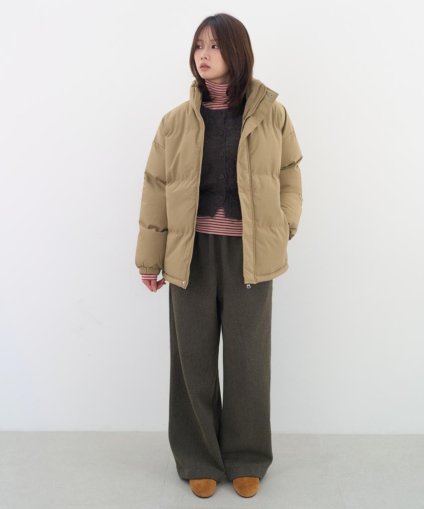 Julliapepe Daily Wool Banding Pants (Khaki)
