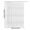 1Pc Shower Curtain Waterproof PEVA DIY With Hooks Thickening Bathroom Decor 180*180CM