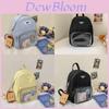 Kinder Nylon Mini-Rucksack mit Buchstabenmuster für Freizeit, Reisen und Mädchenmode