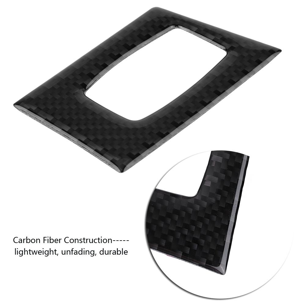 Carbon Fiber LHD Car Interior Key Hole Frame Cover Trim Accessory for BMW E90 E92 3 Series