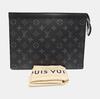 [Usado] Louis Vuitton Pochette Voyage MM 'Lona Monogram Eclipse Preta' - Muito Bom #12DW0T1