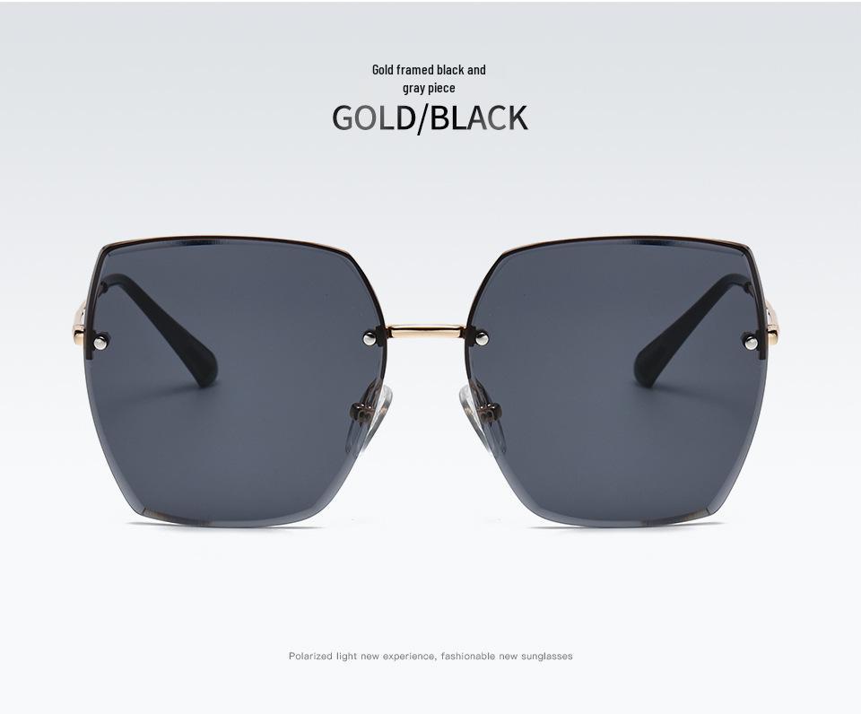 Women's Frameless Fashion Gradient Sunglasses - Sunshade & UV Protection