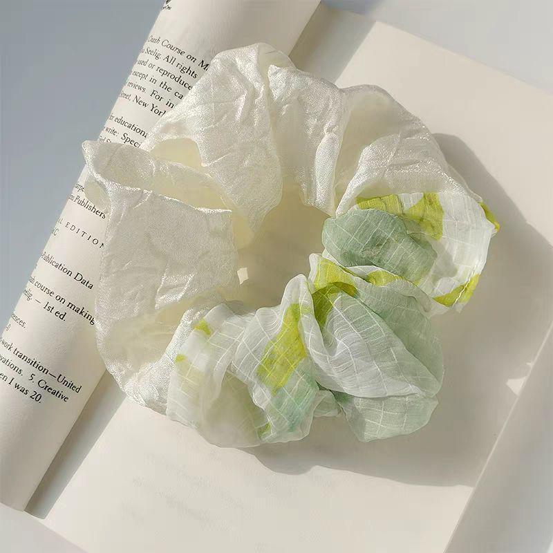 Women's Fresh Intestine Hair Tie: Gentle, Versatile, Sweet & Cute for Damage-free, Stylish Buns this Summer